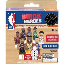 NBA Brick Heroes Μίνι Φιγούρα NBA Superstar Σε Κουτάκι Έκπληξη Διάφορα Σχέδια - 1 τμχ (NBA00000)