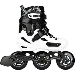 Micro Infinite Inline Rollers Παιδικά Μαύρα Λευκά