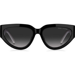 Marc Jacobs MARC645/S 80S/9O Γυναικεία Γυαλιά Ηλίου Cat Eye Κοκάλινα Μαύρα Λευκά με Μαύρο Degradee Φακό