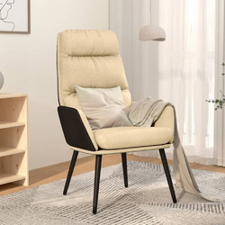 vidaXL Πολυθρόνα Relax Εκρού 341121