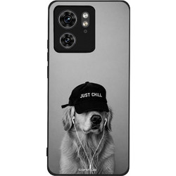 Sonique Men's Edition Θήκη με Σχέδιο «Just Chill Pup» (Motorola Edge 40 5G)