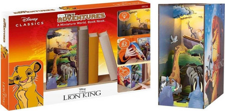 DIY Φωτιζόμενος Βιβλιοστάτης Diorama - Disney: Tiny Adventures, The Lion King (23cm)