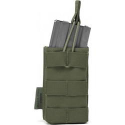 Μονή Θήκη Warrior Assault Single MOLLE Open M4/AR15 Olive