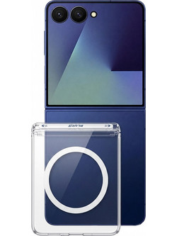 Blueo - Ultra Clear Anti-Drop MagSafe Series - Samsung Galaxy Z Flip8 - Clear