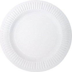 Πιάτα Φαγητού Χάρτινα Μιας Χρήσης 23cm 50τεμ