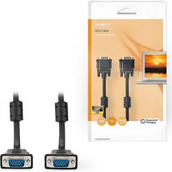 Nedis 233-1043 Cable VGA male - VGA male 2m (CCGB59000BK20)