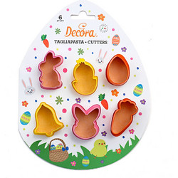 Κουπάτ πασχαλινά μίνι 6τεμ Decora