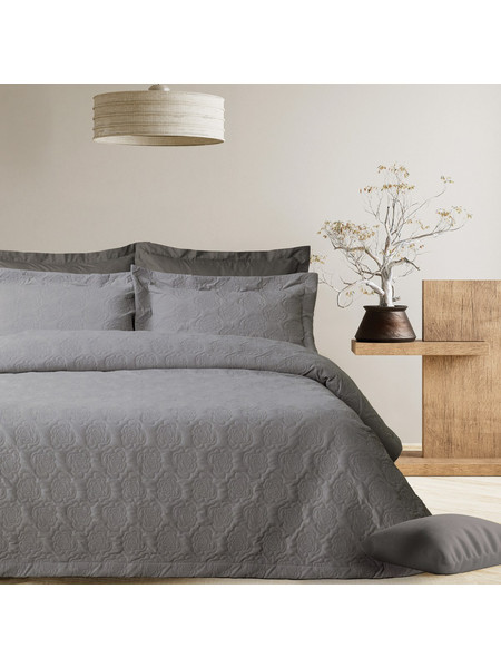Das Home Κουβερτοριο King Happy 0287 Grey Grey
