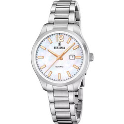 Festina Γυναικείο Ρολόι με Ασημί Μεταλλικό Μπρασελέ F20737/6
