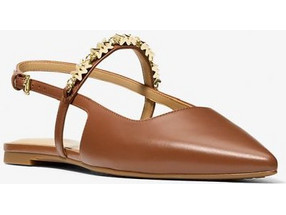 Michael kors Dina Flex Δερμάτινα Slingback Flat 40R6DIFP2L230