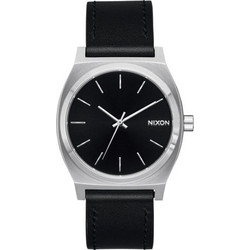 Nixon Timeteller Ανδρικό Ρολόι με Μαύρο Δερμάτινο Λουράκι A1373-625-00
