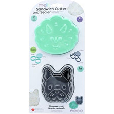 Melii Sandwich Cutters Dino/Bulldog 6 τεμ