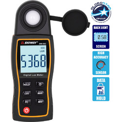 GloboStar(R) 79983 Ψηφιακός Μετρητής Έντασης Φωτισμού SNDWAY SW-582 με έλεγχο 0 έως 200000 lux