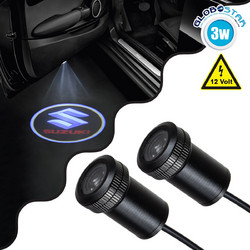 GLOBOSTAR(R) GHOSTLOGO 81626 Projector Προβολής Μάρκας Αυτοκινήτου SUZUKI LED 2.5W/5W 100lm/200lm 45 DC 12V Αδιάβροχο IP65 Ψυχρό Λευκό 6000K - CREE XHP35 Chip - Μ2.2 x Π3.4 x Υ2.2cm / Q1.9cm - Πακέτο