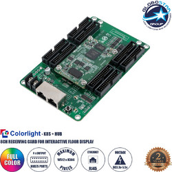 GLOBOSTAR(R) K8S+HUB 41023 Colorlight K8S+HUB-DL-S65 Διαδραστική Receiving Card για Οθόνες LED Video Wall 8 x HUB320 με Loading Capacity σε Pixel 512 x 384px - Gigabit Network Ethernet Input & Output