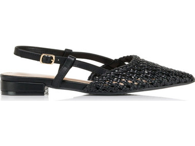 DIAMANTIQUE 55-318 Slingback Μαύρο