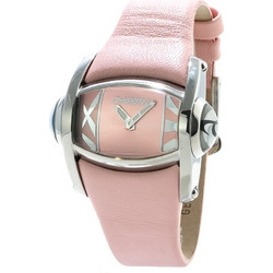 Chronotech Γυναικείο Ρολόι με Ροζ Δερμάτινο Λουράκι CT7681L-07