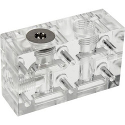 EK WATER BLOCKS EK-FC TERMINAL DUAL PARALLEL 1-SLOT - PLEXI