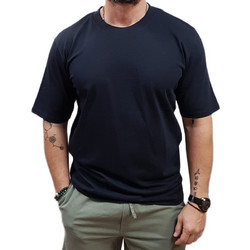 Marcus- 1033344 - Joss SS - 7105 Night Navy - Regular Fit - ΜΠΛΟΥΖΑ - indigo