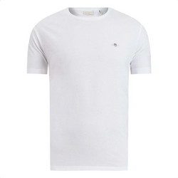 GANT T-SHIRT ΜΠΛΟΥΖΑ SHIELD ΚΜ 2003184-110-WHITE