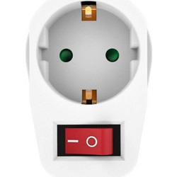 Powertech POWERTECH αντάπτορας ρεύματος PT-811, 1x schuko, 16A, λευκός