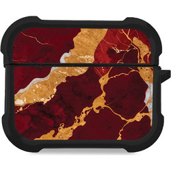 Sonique Marble Series Θήκη Σιλικόνης για AirPods Pro 3 Κόκκινο
