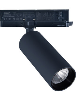 LED σποτ ράγας 4 γραμμών COB 10W ντιμαριζόμενο 230V ενδιάμεσο λευκό φως 4000K 36 μαύρο Φ54x153mm - 25-410119