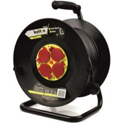 Keltin Μπαλαντέζα Πλαστικό Καρούλι 4 Θέσεων 50m 3x2.5mm K00231