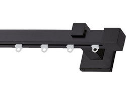 Σιδηρόδρομος Valencia 20x20mm Μαύρος Μονός 240cm MRShome