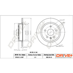 Dr!ve+ Δισκόπλακα - DP1010.11.0307