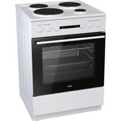 Korting KE 6141 WPM Κουζίνα Ηλεκτρική 67lt με Εμαγιέ Εστίες 60cm