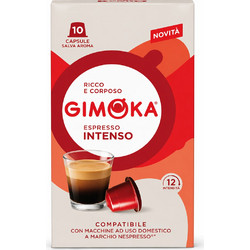 Gimoka Κάψουλες Espresso Intenso Salva Aroma Συμβατές με Μηχανή Nespresso 10τμχ