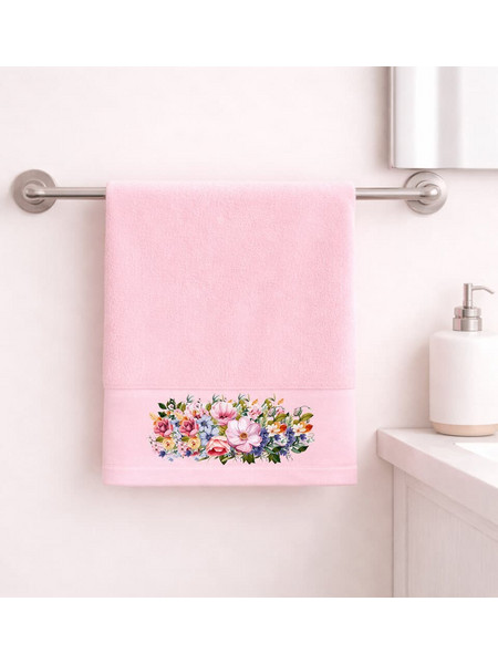 Πετσέτα Προσώπου 50x90εκ Rosie Dusty Rose