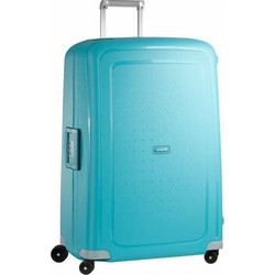 Samsonite S'Cure Βαλίτσα Μεγάλη 81x55x35cm με 4 Ρόδες Μπλε