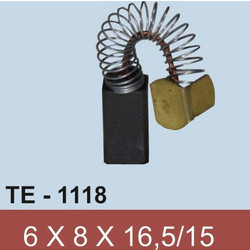 Κάρβουνα 6,0X 8,0X16,5/15 Ελατηριο