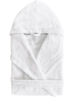 Μπουρνούζι Unisex Sorema New Plus Hooded (Με κουκούλα) - Λευκό