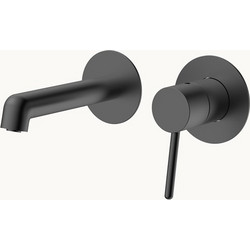 RAVENNA Nami 11 Gun Metal PVD Εντοιχιζόμενη Μπαταρία Νιπτήρος