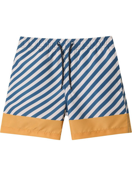 Tutete Stripes Blues & Beyond Παιδικό Μαγιό Βερμούδα για Αγόρι Navy Μπλε Πορτοκαλί 61-98307