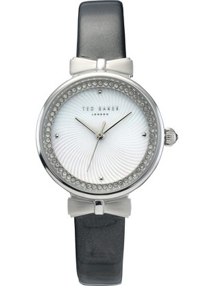 Ted Baker Γυναικείο Ρολόι με Μαύρο Δερμάτινο Λουράκι TE50861002