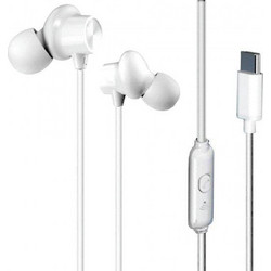 XO EP42 Handsfree In-Ear USB-C White