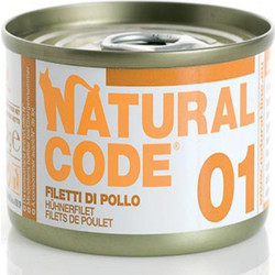 Natural Code 01 Adult with Chicken Fillets 85gr