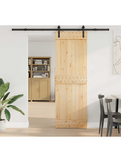 vidaXL Πόρτα Εσωτερική Συρόμενη Ξύλινη 70x210cm 3445257