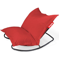 Fatboy - Σετ Κουνιστή Πολυθρόνα Rock 'N Roll Και Πουφ BeanBag Original Outdoor I Red