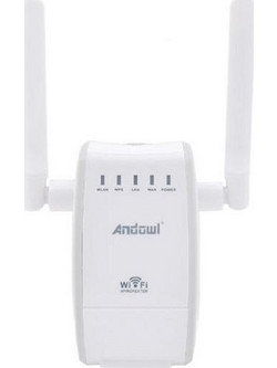 Andowl Q-A225 Wi-Fi Extender Single Band (2.4GHz) 100Mbps