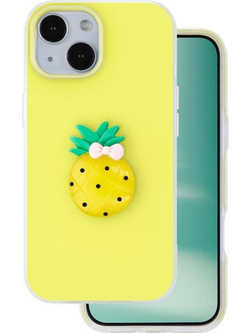 Θήκη TPU & PC inos Apple iPhone 13 Fresh Pop Pineapple Κίτρινο N70891