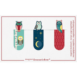 Σελιδοδείκτες μαγνητικοί moses Owls 31150