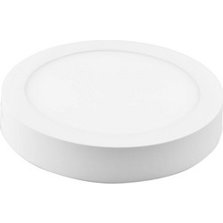 POWERTECH LED panel PAN-0002, 18W, Φ 22.5cm, 4000K, 1820lm, λευκό