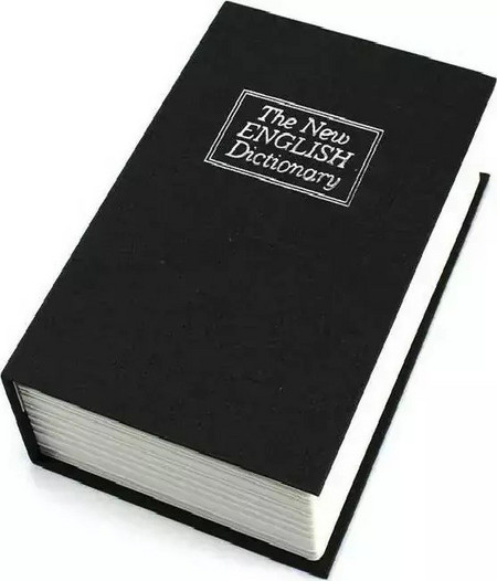 Βιβλίο Χρηματοκιβώτιο KBS-802 The New English Dictionary με Κλειδαριά Μαύρο
