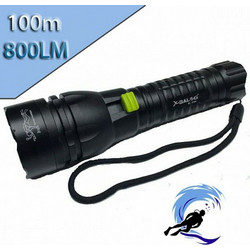 Φακός Κατάδυσης LED 800lm BL-8768, Επαναφορτιζόμενος 100m με Μπαταρία 18650