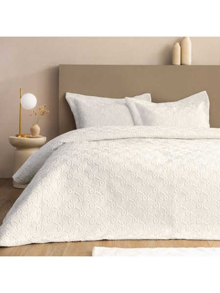 Σετ Κουβερλί Νυφικό WED104 White Palamaiki Λευκό 240x260
